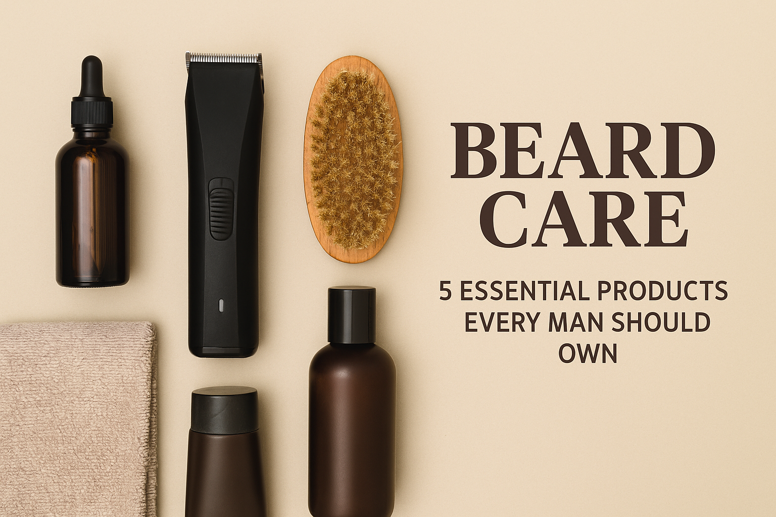 Beard Care: 5 Essential Products Every Man Should Own